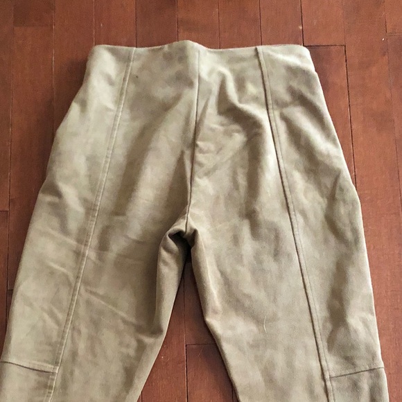 Zara Brown Suede leggings - Picture 7 of 8